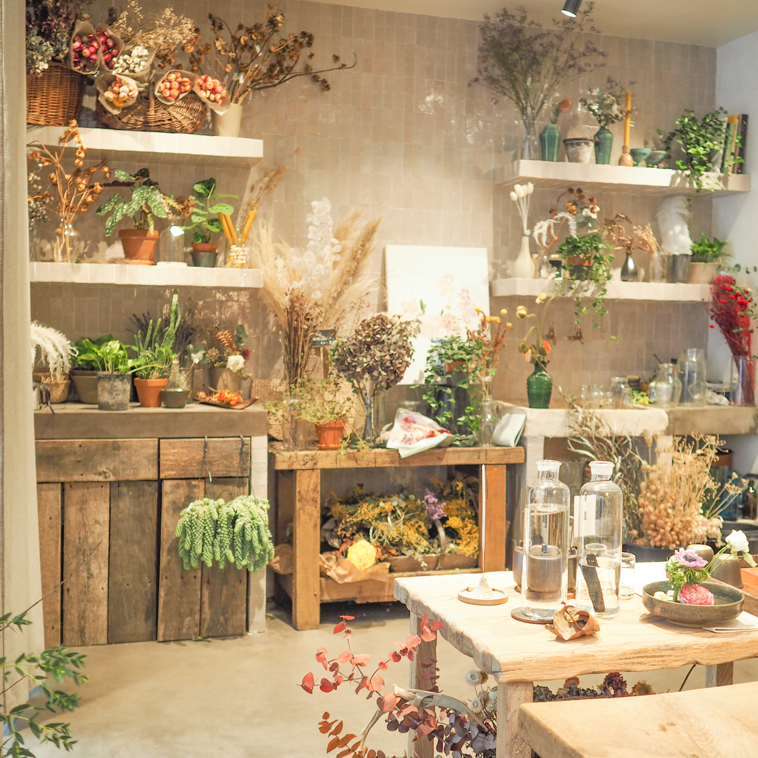 Paris vlog. I visited a lovely flower cafe and went to